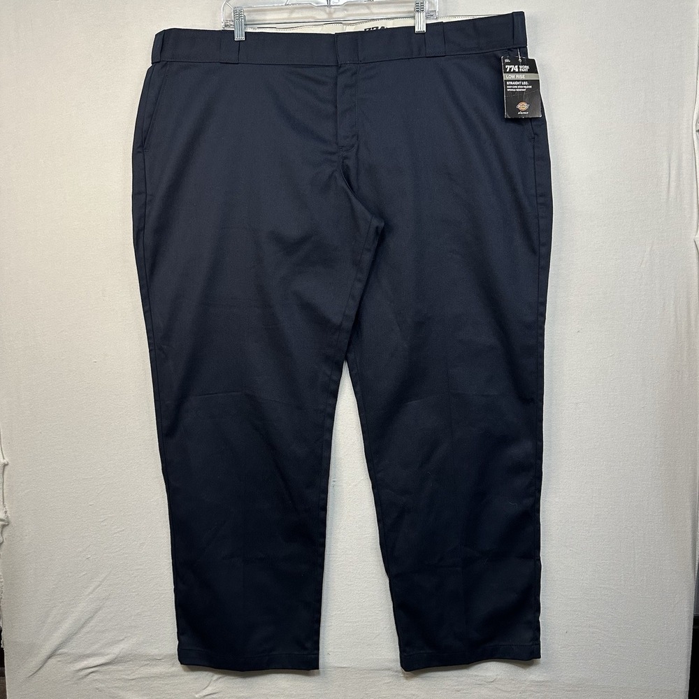 Dickies 774 Original Fit Low Rise Straight‎ Leg Work Pants Women's Navy Blue 24R